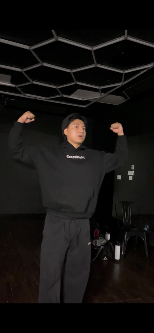 Conquistador Vol. 1 hoodie - Embroidered white letters $65.00